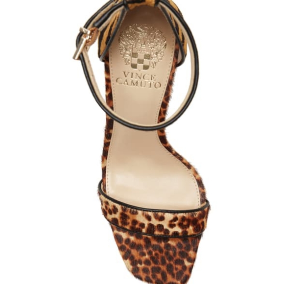 👣Vince Camuto🐈 Leopard/Tiger Sandles shoes footwear unique looking  8M & 9.5M - Picture 6 of 13
